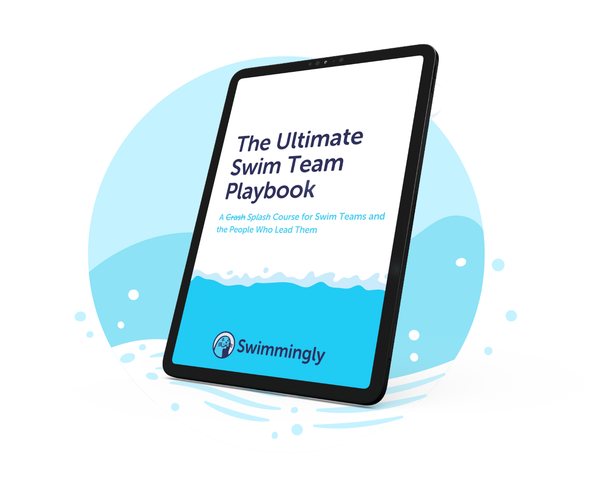 The Ultimate Swim Team Playbook on wave illustration